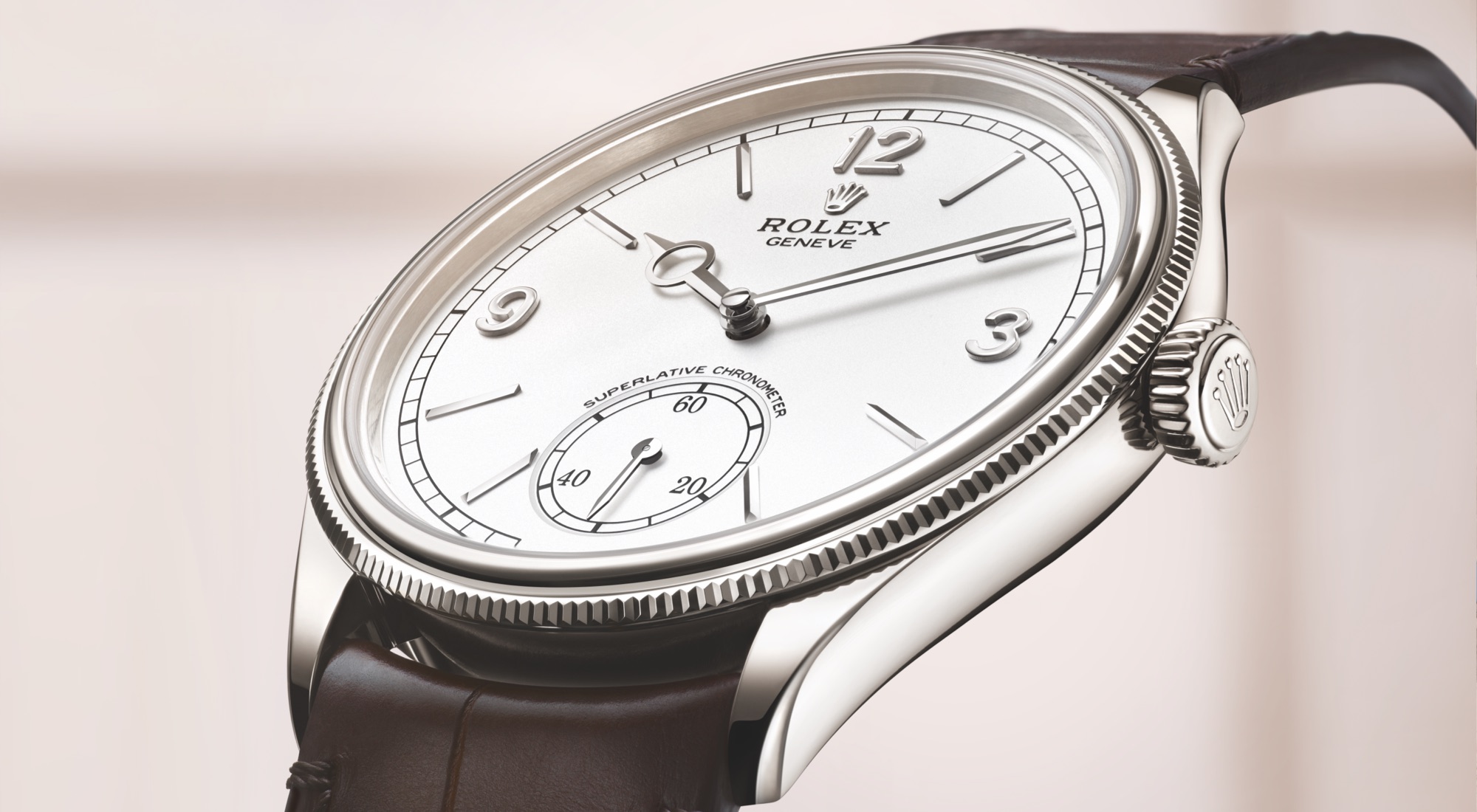 Nahaufname Zifferblatt der Rolex 1908