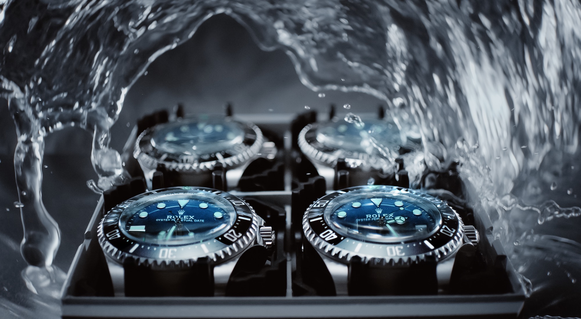 Die Wasserdichtheitsprüfungen der Rolex-Deepsea Uhren
