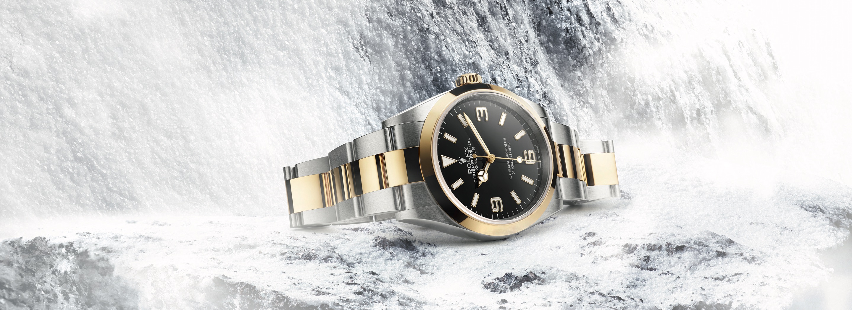 Rolex Explorer M124273-0001 mit Oyster-Band und schwarzem Zifferblatt