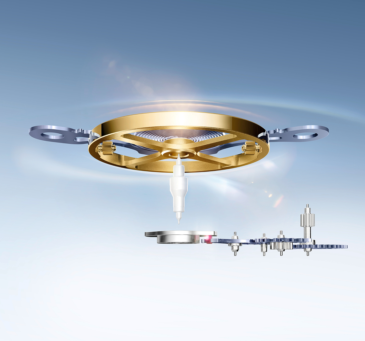 Der neuartige Oszillator des Kaliber 7135 - dem Uhrwerk der Rolex Land-Dweller