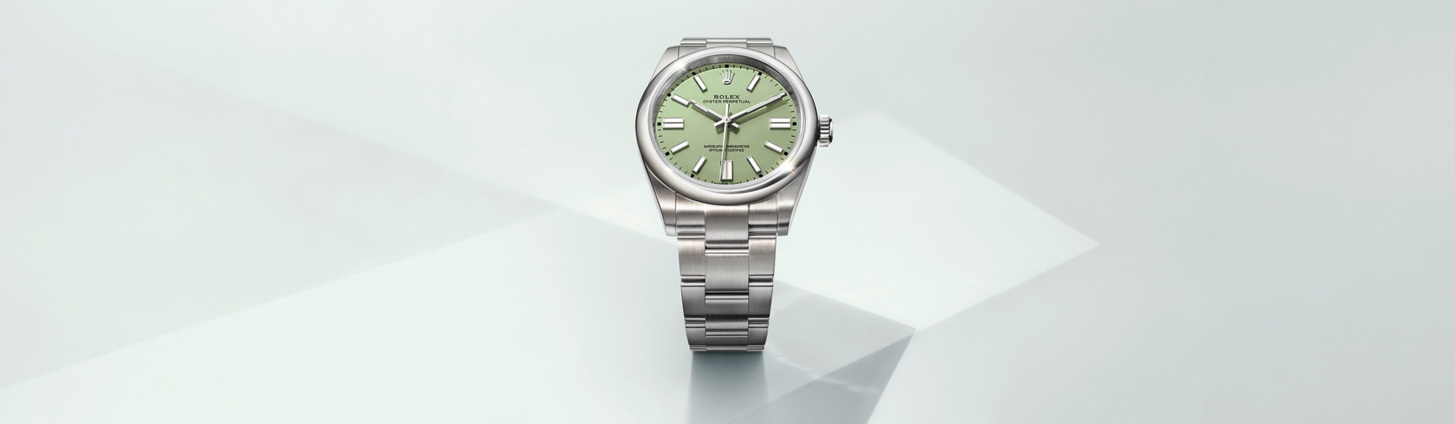 Die Rolex Oyster-Perpetual in Edelstahl Oystersteel