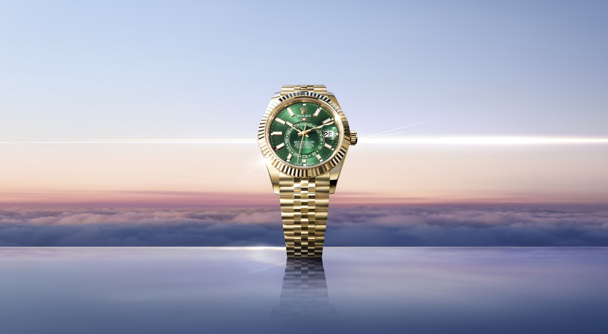 Die Rolex Sky-Dweller M336938-0008 für echte Globetrotter