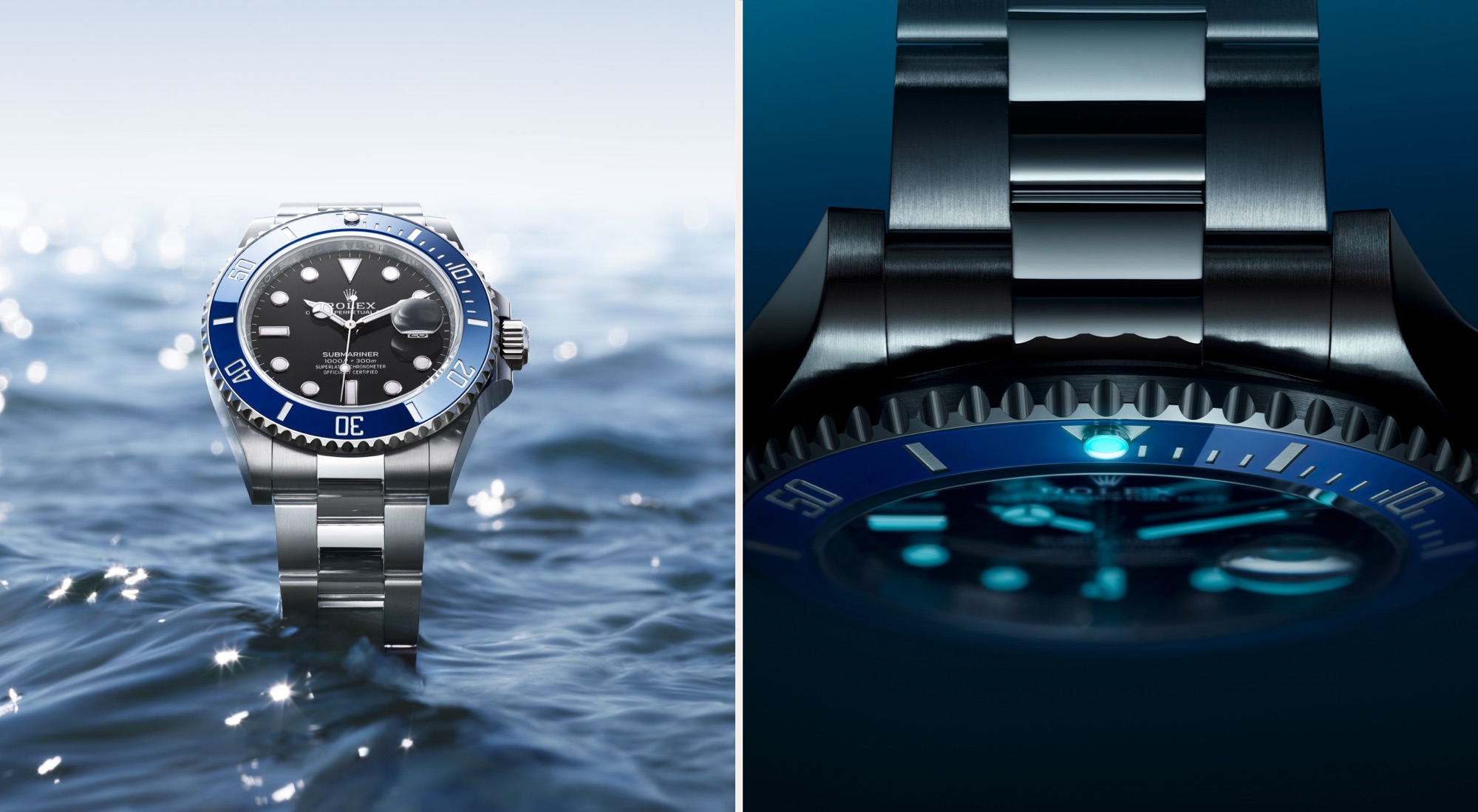 Die Rolex Submariner Date M126619LB-0003 in Weißgold mit dreirehigem Oysterband und schwarzem Zifferblatt