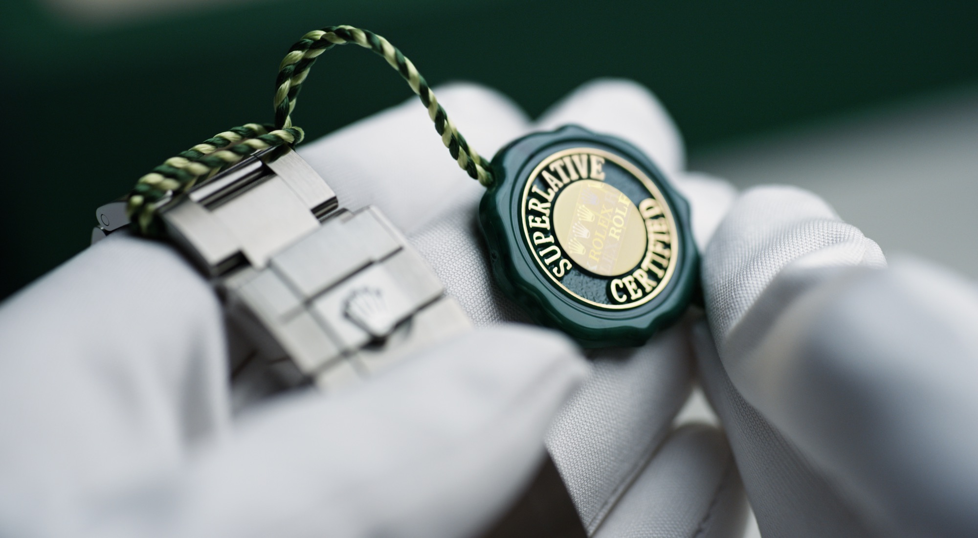 Das grüne Rolex Siegel