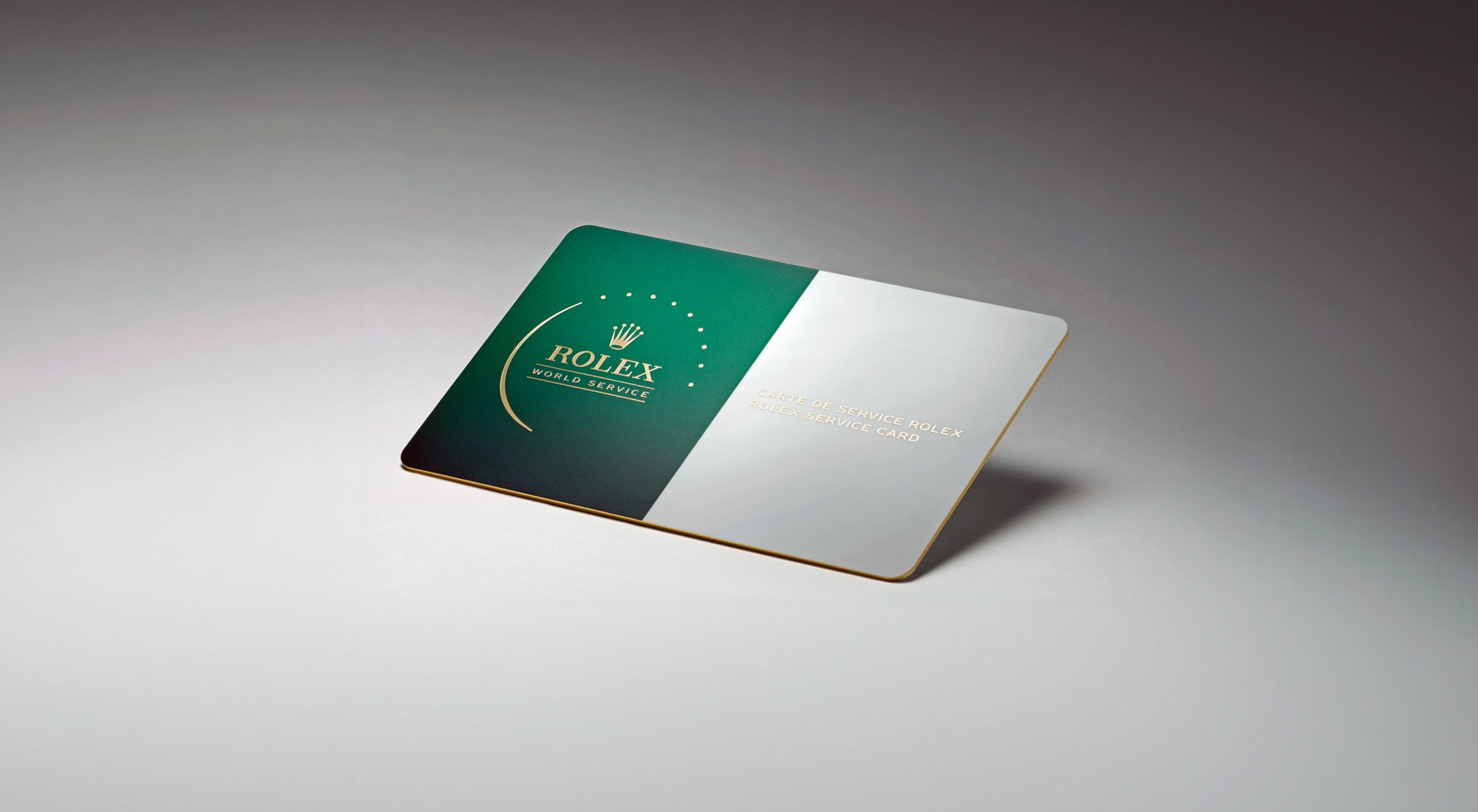 Rolex Service-Karte