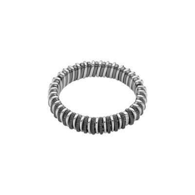 Flex it Armband Mit Schwarzen Diamanten