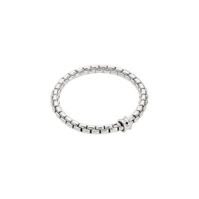 Flex it Armband mit schwarzen Brillant