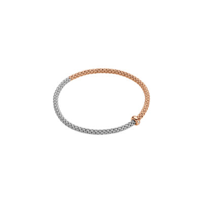 Flex it Armband mit zweifarbigem Geflecht