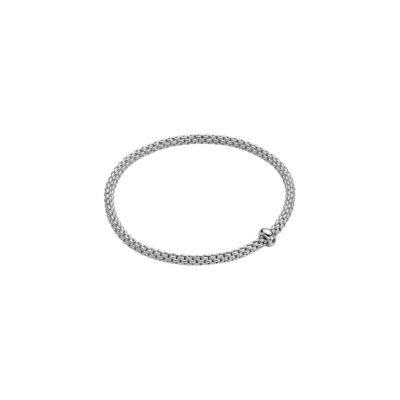 Flex it Armband mit schwarzen Brillant
