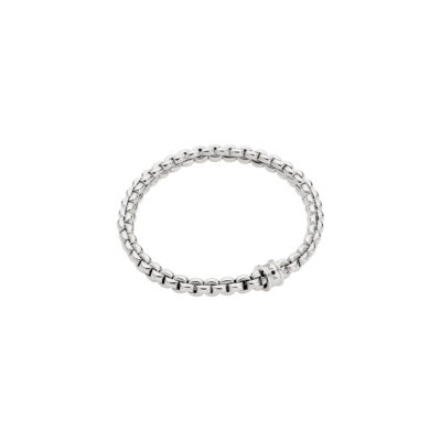 Flex it Armband mit schwarzen Brillant