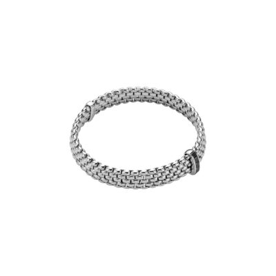 Flex it Armband mit schwarzen Diamanten