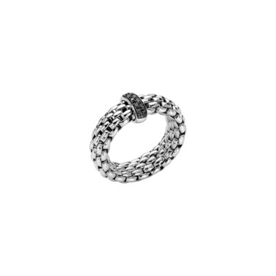 Flex it Ring mit schwarzen Diamanten