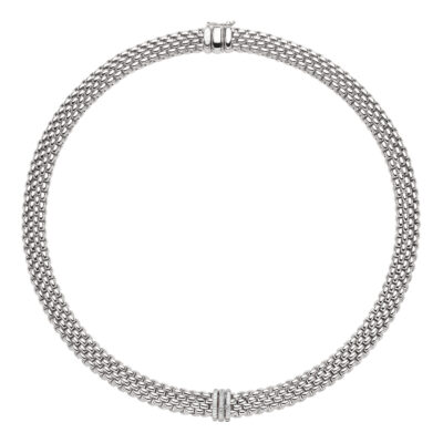 Collier mit Pavébesatz
