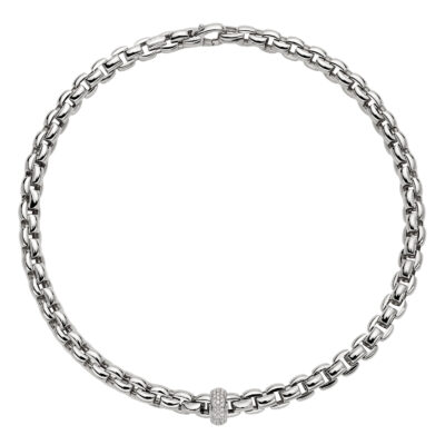 Collier mit Pavébesatz