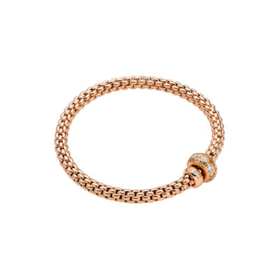 Flex it Armband mit weißen und braunen Diamanten