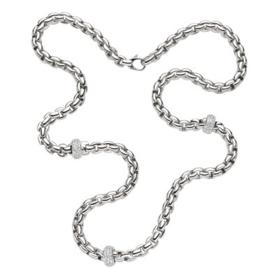 Collier mit Pavébesatz