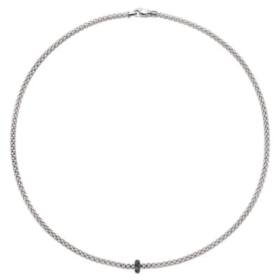 Kette mit schwarzen Diamanten